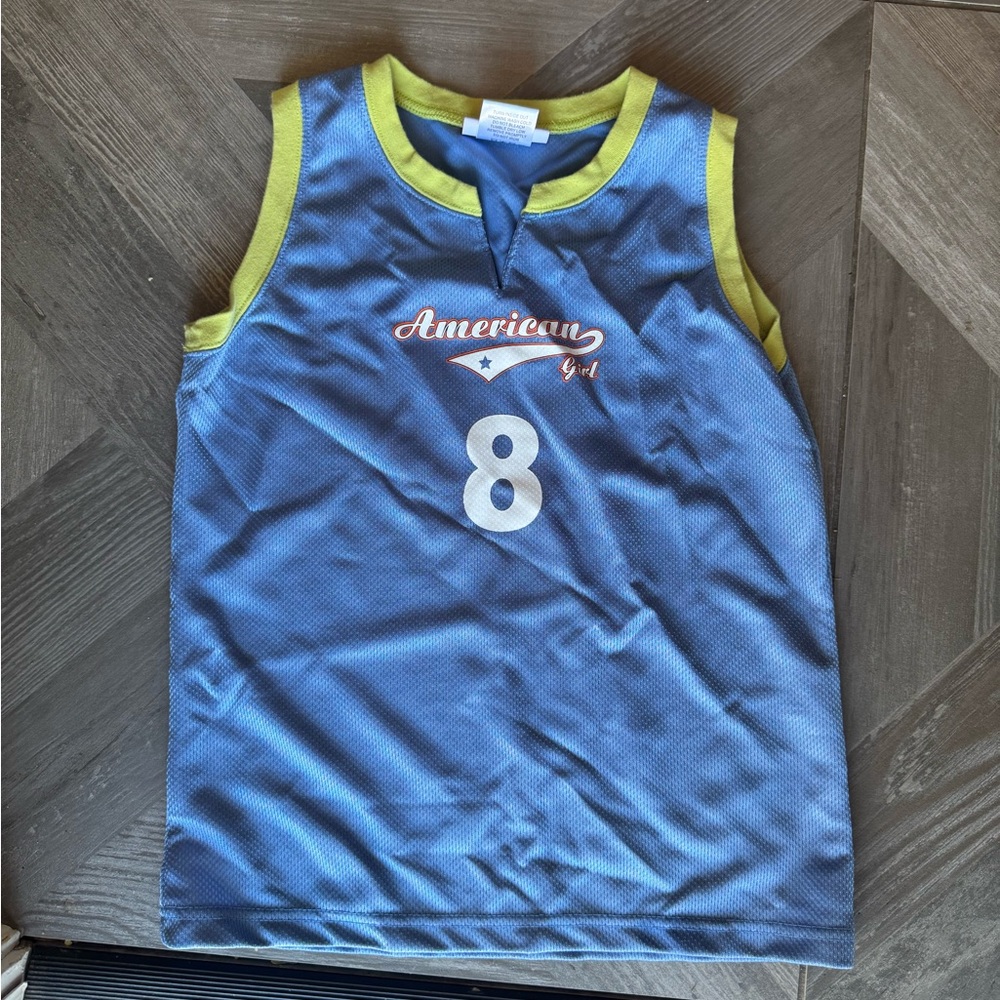 American girl just like you basketball top